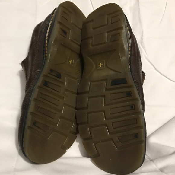 Dr Martens Brown Leather Slip-Ons Shoes main image 7